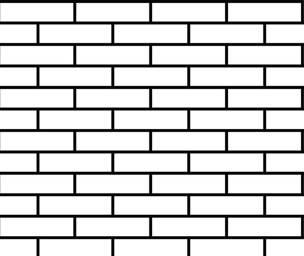 Szablon malarski z motywem cegły