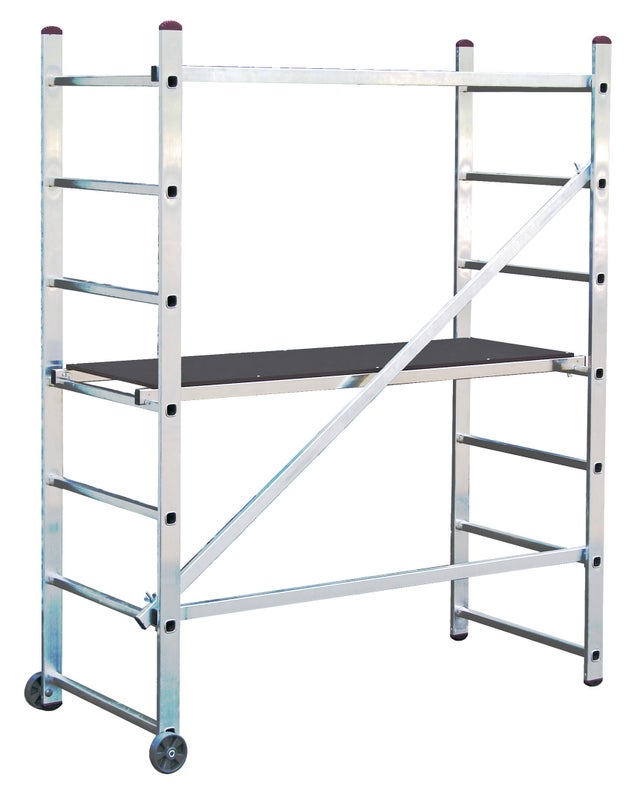 Rusztowanie Mini Corda Krause, wym. 195x20x69 cm, aluminium