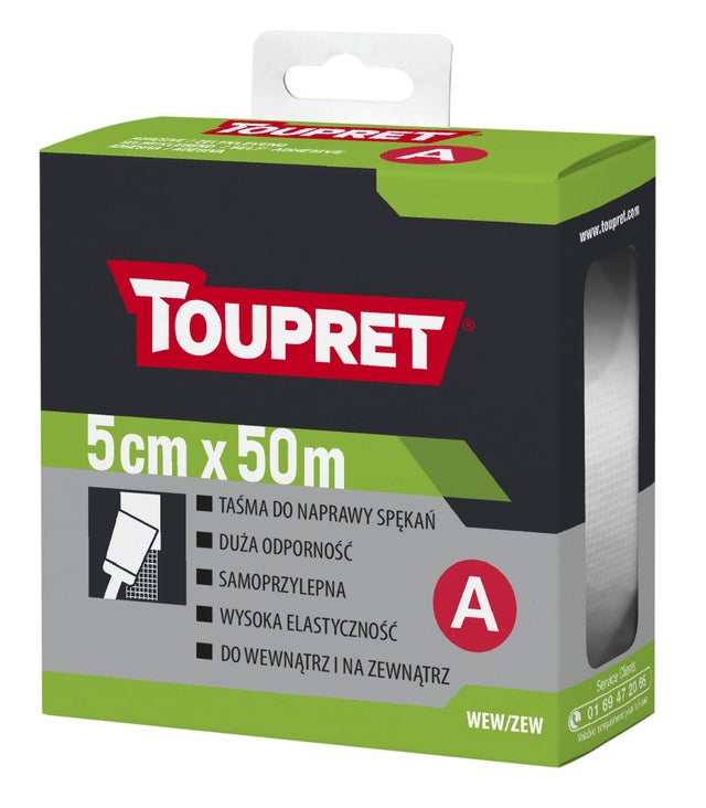 Taśma naprawcza do spękań Toupret 50m x 50mm