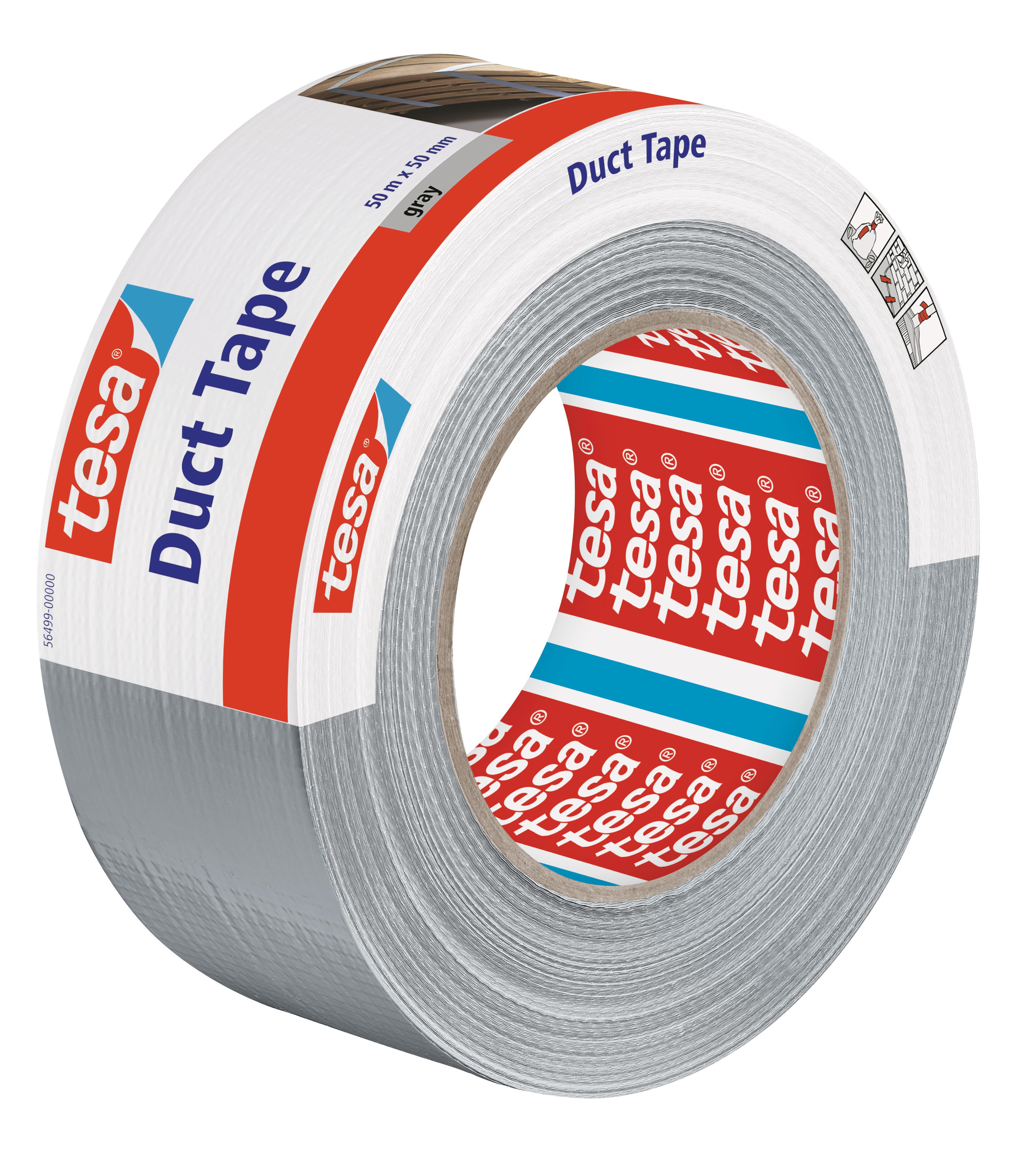 Taśma naprawcza Tesa Duct Tape szara 50m x 50mm - 2