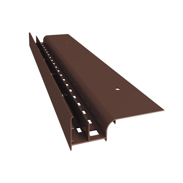 Profil okapowy prosty Renoplast W20 200cm brąz