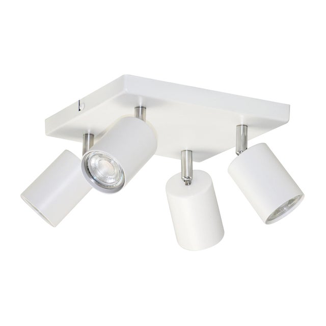 Lampa ścienno-sufitowa GAVIA 4xGU10 kolor biały, kinkiet, obrotowy