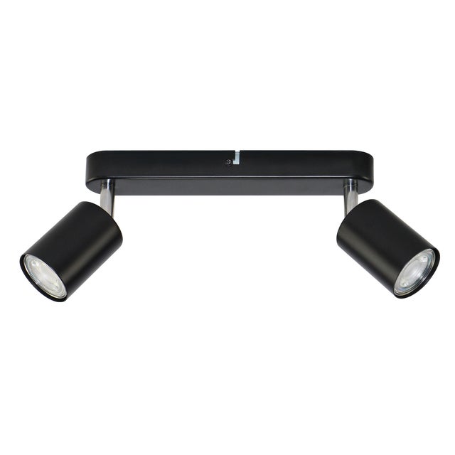 Lampa ścienno-sufitowa GAVIA 1xGU10 kolor czarny, kinkiet, obrotowy