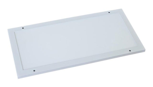 Panel LED 2w1 montaż natynk i podtynk 15W 1900Lm 4000K wymiar 30x60, otwory montażowe w ramie, w zestawie zaślepki