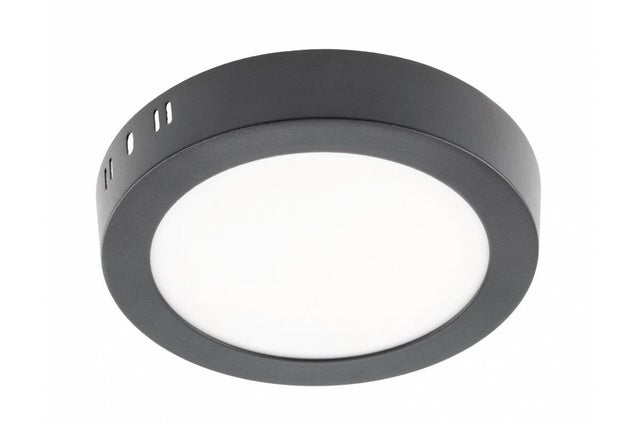 Oprawa natynkowa downlight ORIS PLUS okrągła, 13W, 1020Lm, 4000K, czarna aluminiowa rama