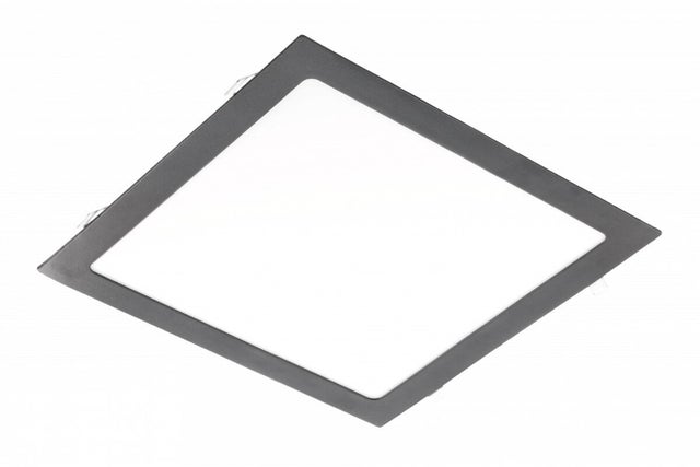 Oprawa podtynkowa downlight MATIS PLUS kwadratowa, 24W, 2000Lm, 4000K, czarna aluminiowa rama