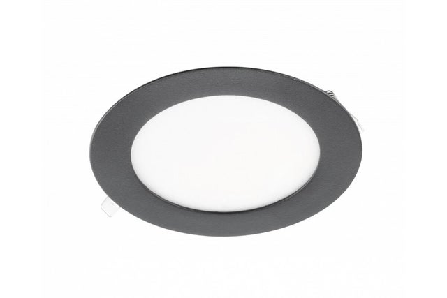 Oprawa podtynkowa downlight ORIS PLUS okrągła, 7W, 560Lm, 4000K, czarna aluminiowa rama