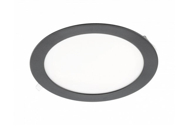 Oprawa podtynkowa downlight ORIS PLUS okrągła, 13W, 1020Lm, 4000K, czarna aluminiowa rama