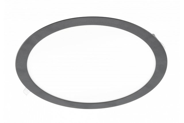 Oprawa podtynkowa downlight ORIS PLUS okrągła, 24W, 2000Lm, 4000K, czarna aluminiowa rama
