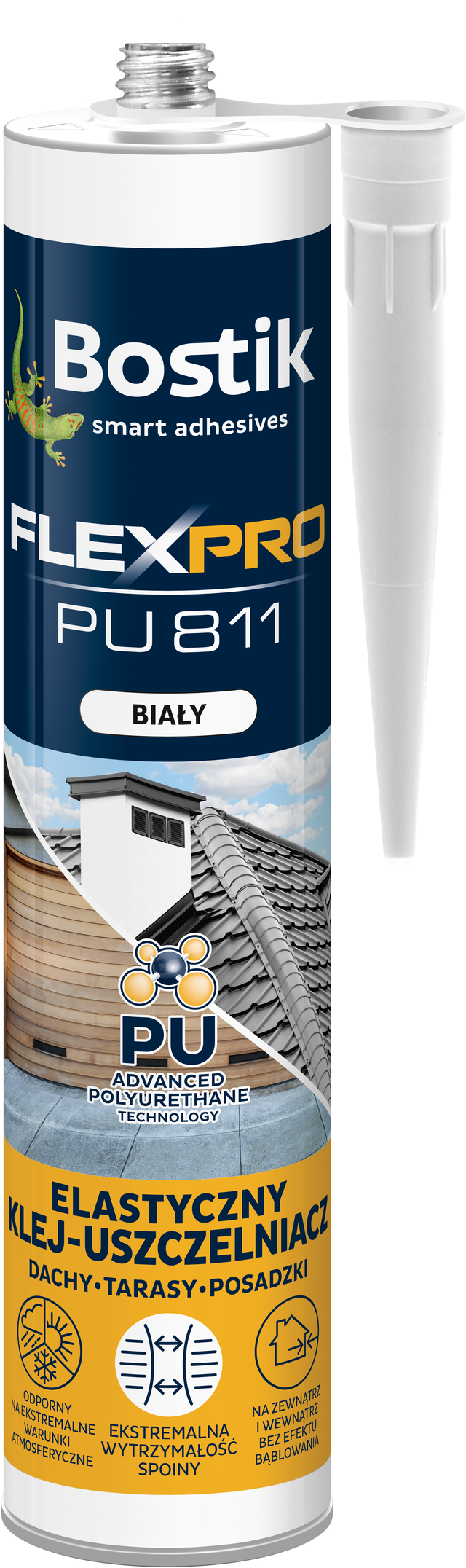 Klej poliuretanowy Bostik FlexPro PU811 biały 300ml