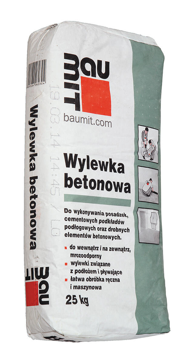 Wylewka betonowa Baumit, CT-C16-F4-A15 25 kg, podkład podłogowy, 20-80 mm - 2
