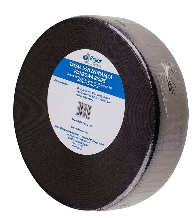 Taśma uszczelniająca piankowa do profili 95 mm Rigips 30 mb