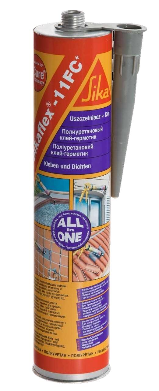Uniwersalny, elastyczny klej i materiał uszczelniający Sikaflex -11 FC+ 300 ml, grafitowy