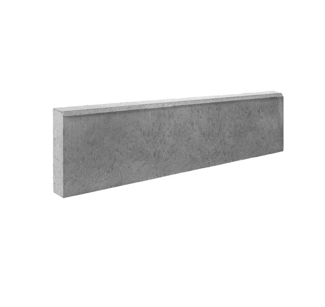 Obrzeże chodnikowe, szare 100x25x8 cm,  Bruk-Bet