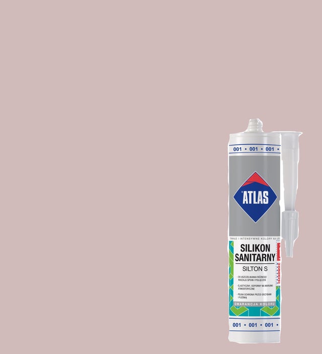 Silikon sanitarny Atlas 019 jasnobeżowy 280 ml