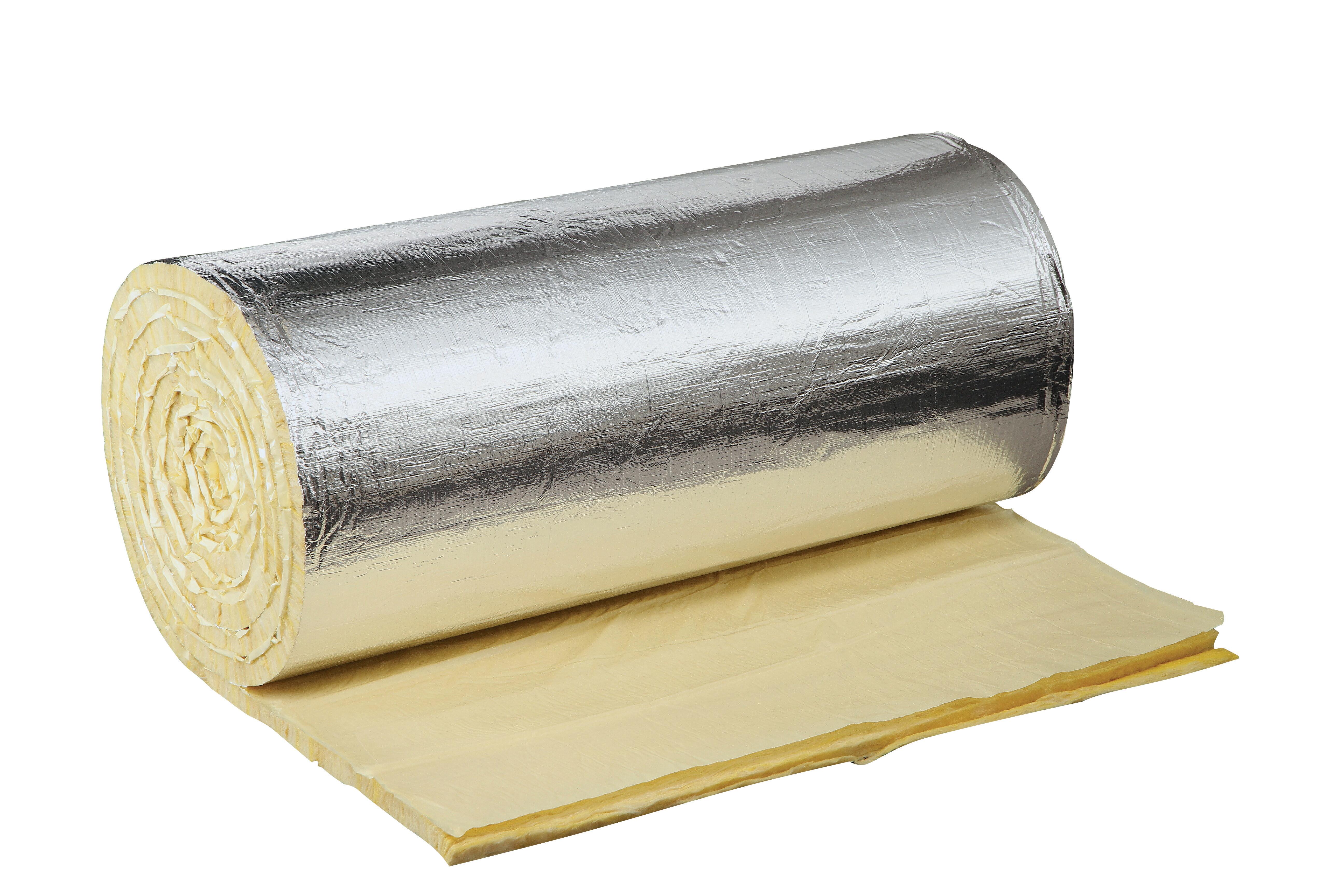 Wełna mineralna Isover Ventilam Alu Plus 3 cm szklana ze zbrojoną folią alu 0,039 W/(mK) 8 m2 - 2
