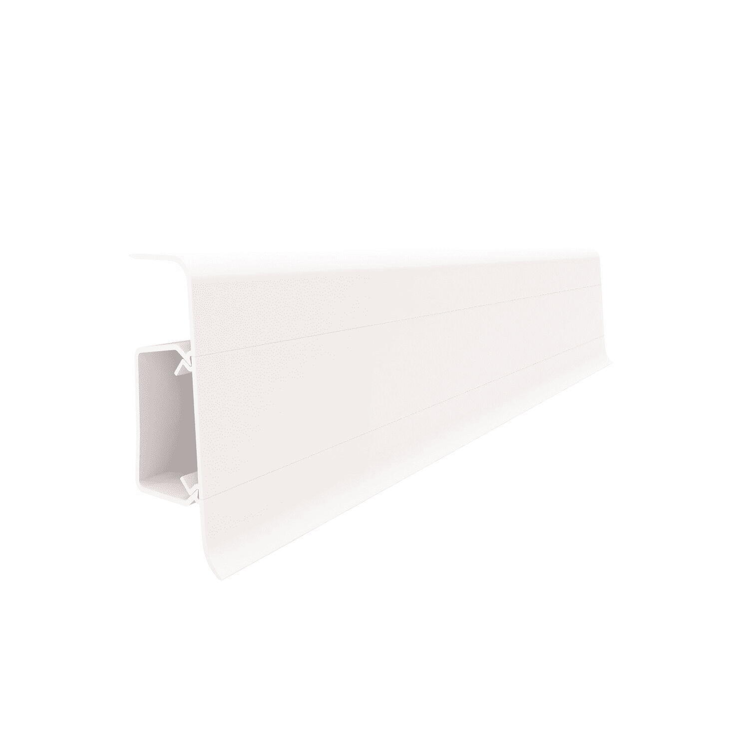 Listwa przypodłogowa Esquero Duo 650 2500x55x21 Biały