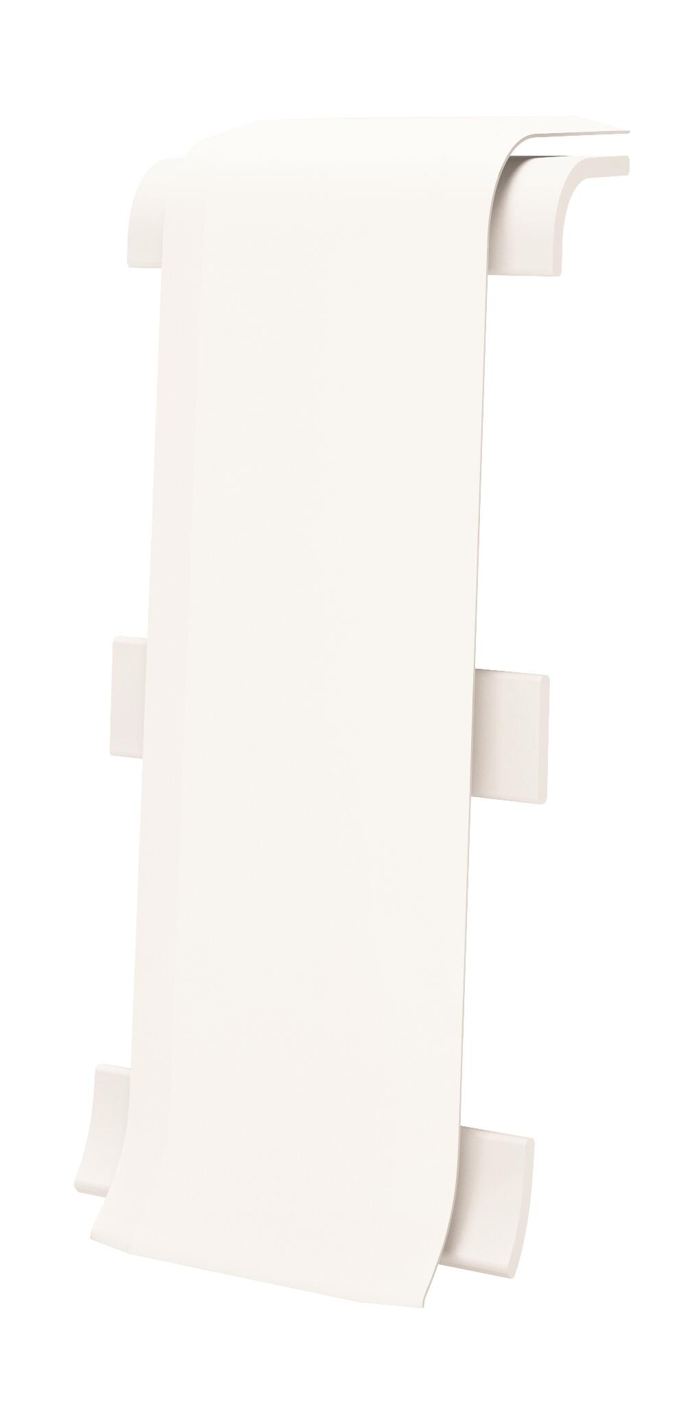 Łącznik do listew przypodłogowych Esquero Duo 650 115x55x21mm biały