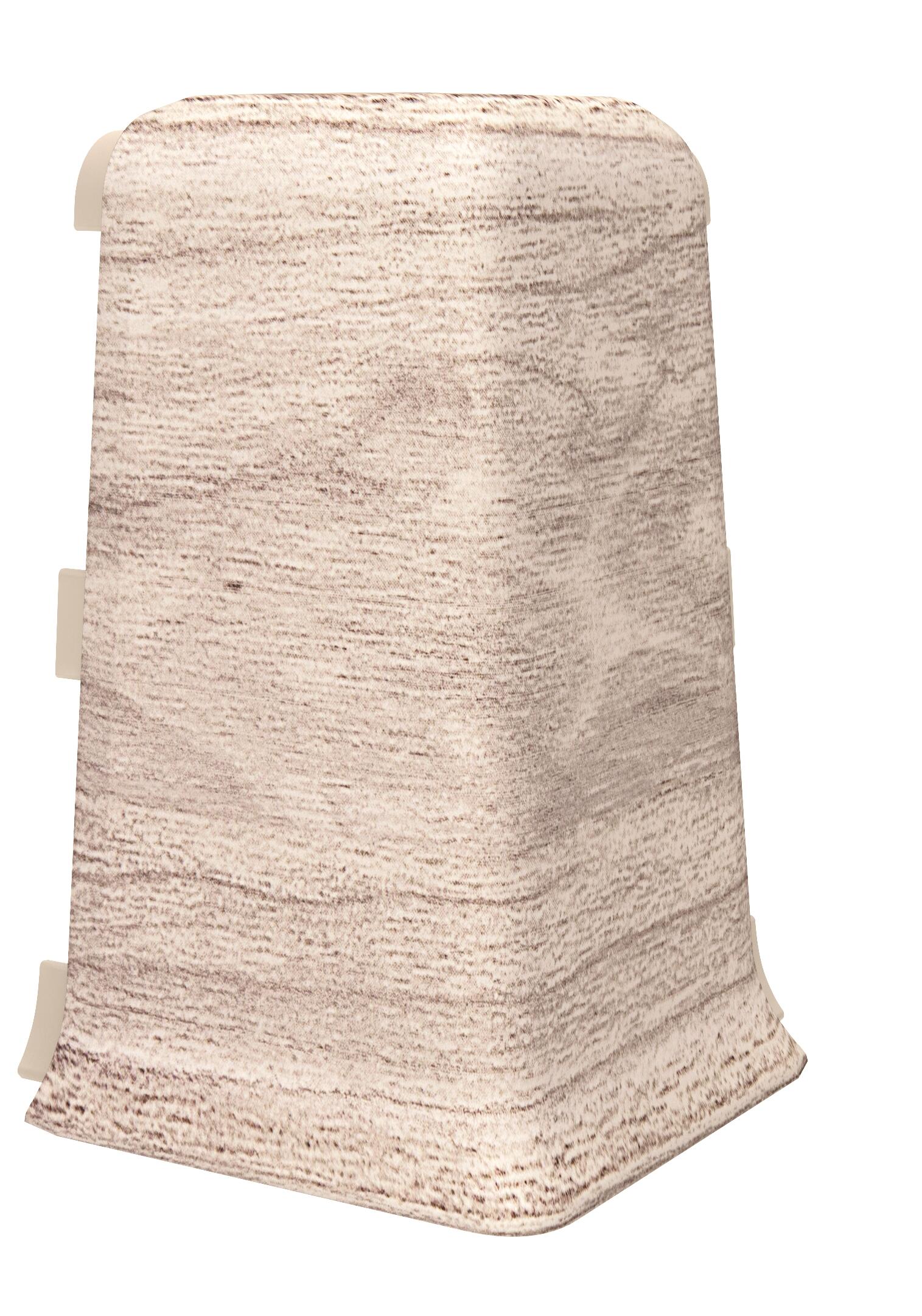 Narożnik zewnętrzny do listew przypodłogowych  Esquero Duo 654 115x55x21mm Palisander Bielony