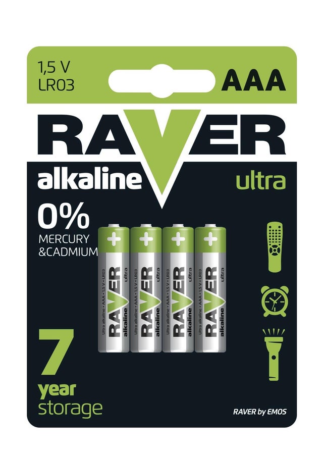 Bateria Raver LR03 (AAA) 1,5V 4szt