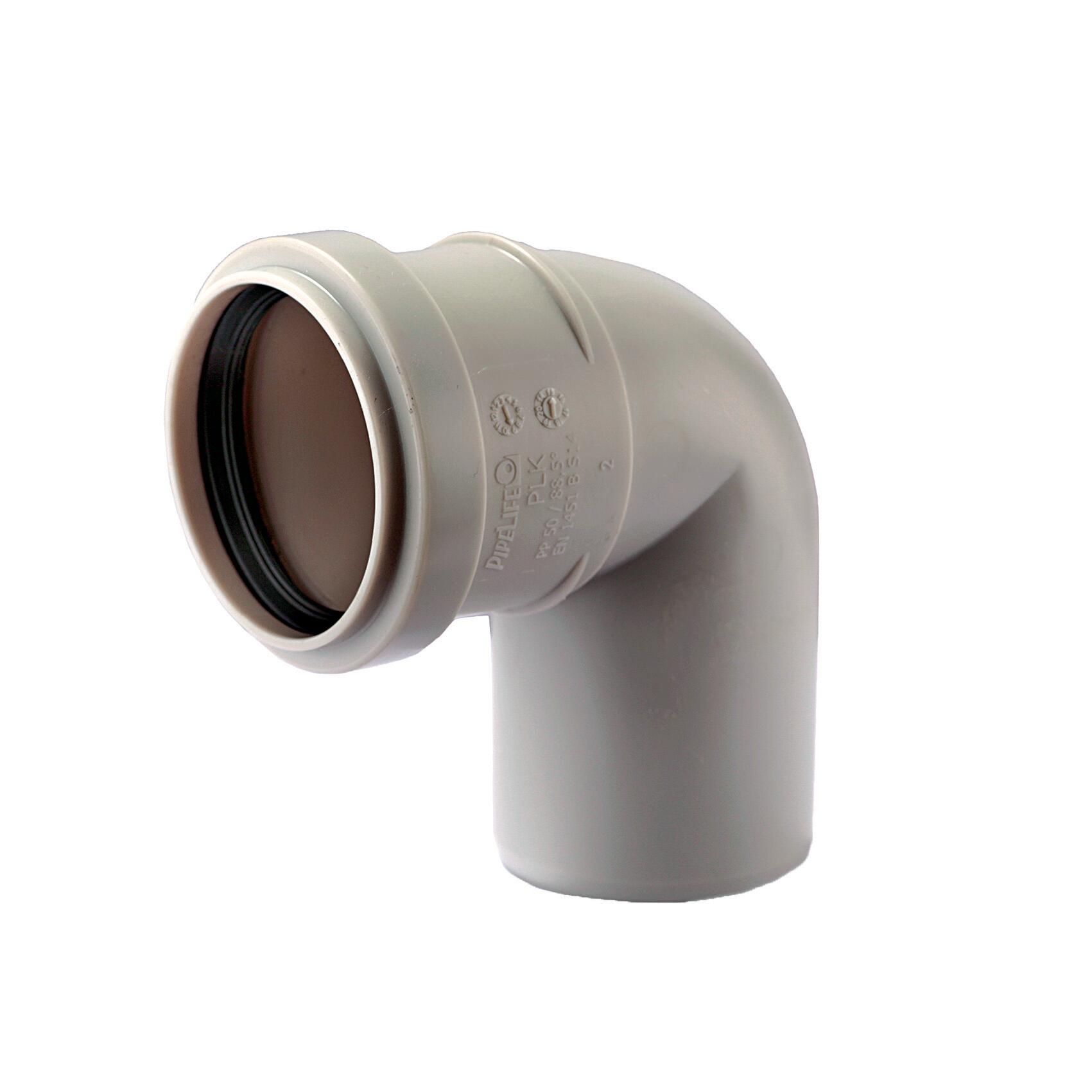 Kolano kanalizacyjne 90° 50 mm - 2