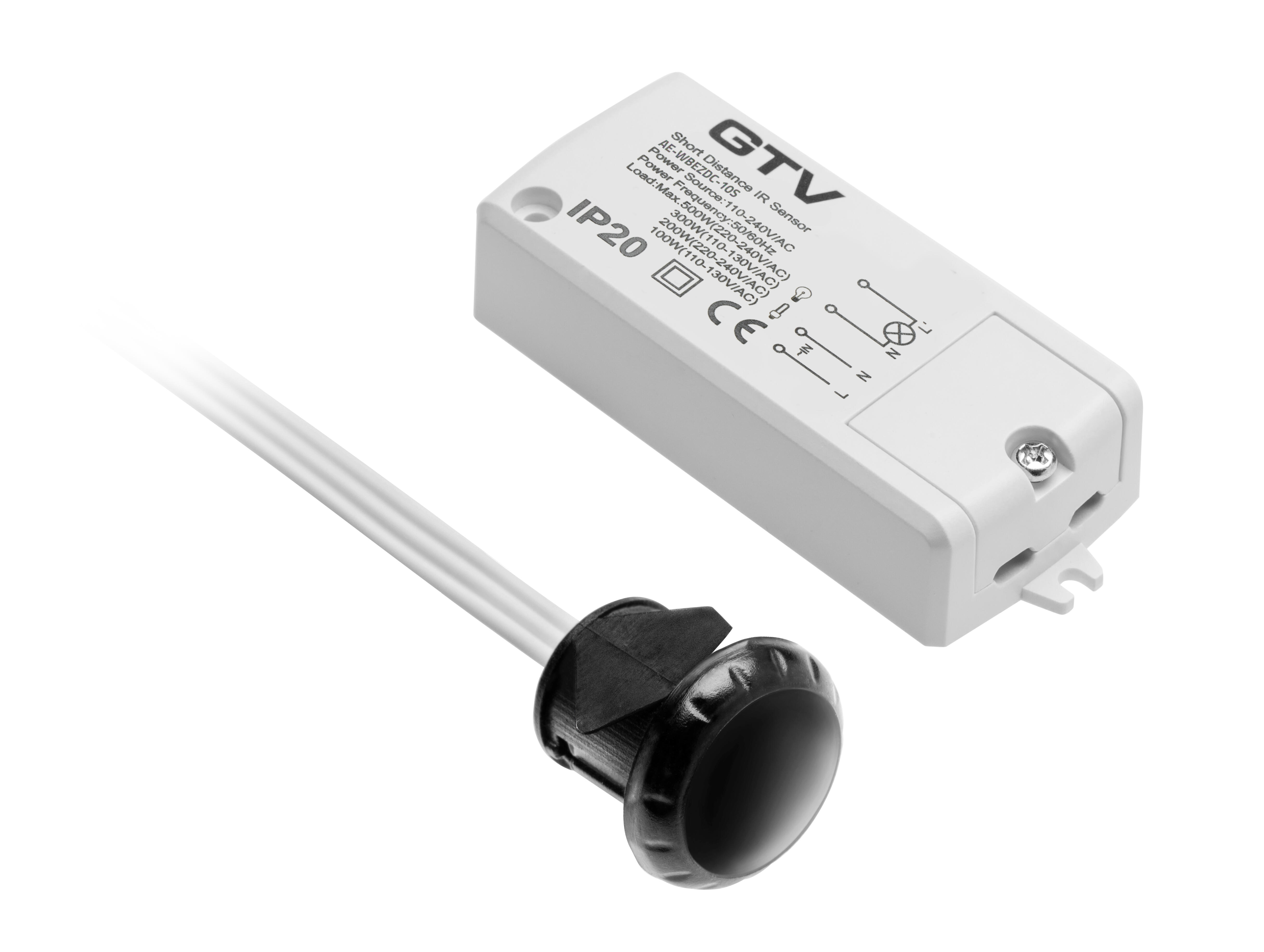 Włącznik bezdotykowy 2-bieg 500W 230V czarny - 2