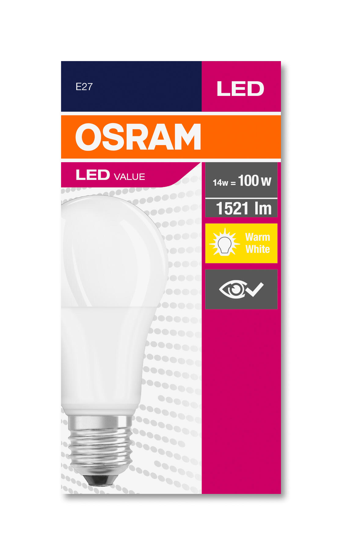 Żarówka LED E27 A60 13W 1521lm 2700K - 2