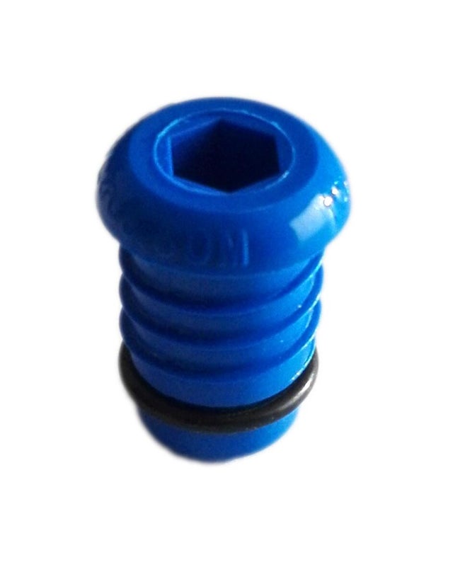 Korek do prób szczelności do rur PEX 16x2 mm, niebieski