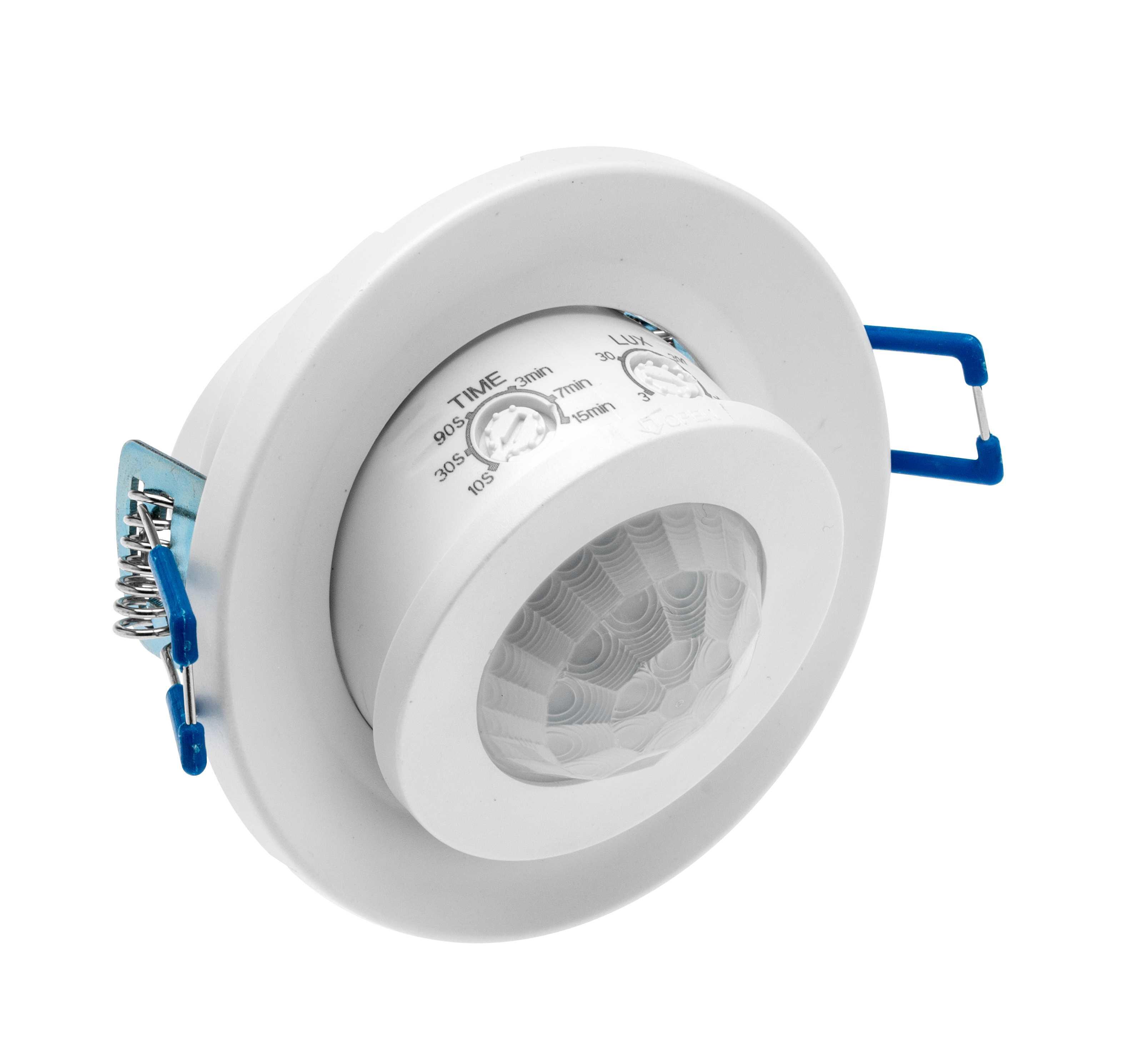 Czujnik ruchu wpuszczany 360st 800W LED IP20 - 2