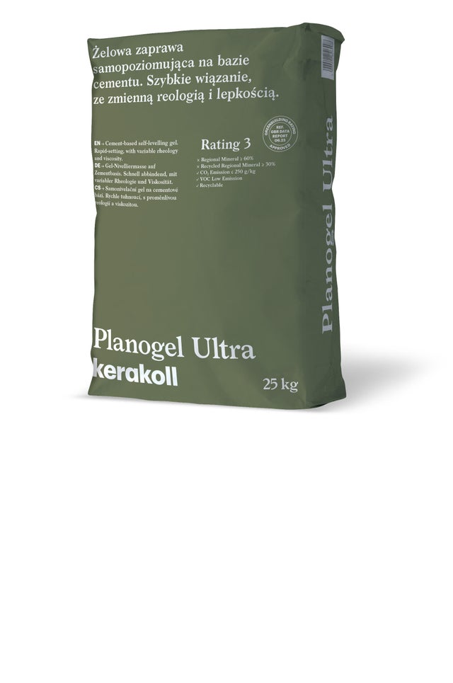 Wylewka samopoziomująca Kerakoll Planogel Ultra, CT-C35-F7 25 kg, żelowa, 1-30 mm