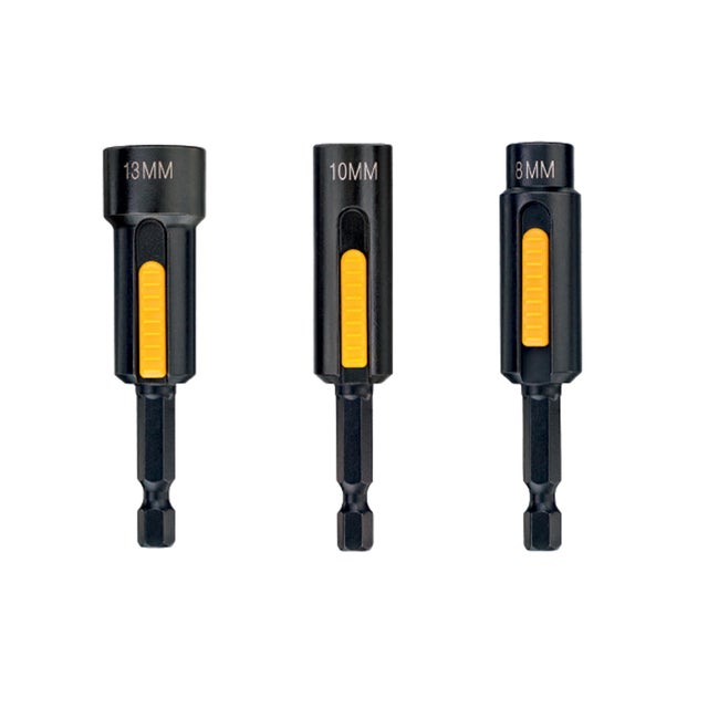 Zestaw nasadek magnetycznych z końcówką samoczyszczącą 8, 10, 13 mm DeWalt, 3 szt.
