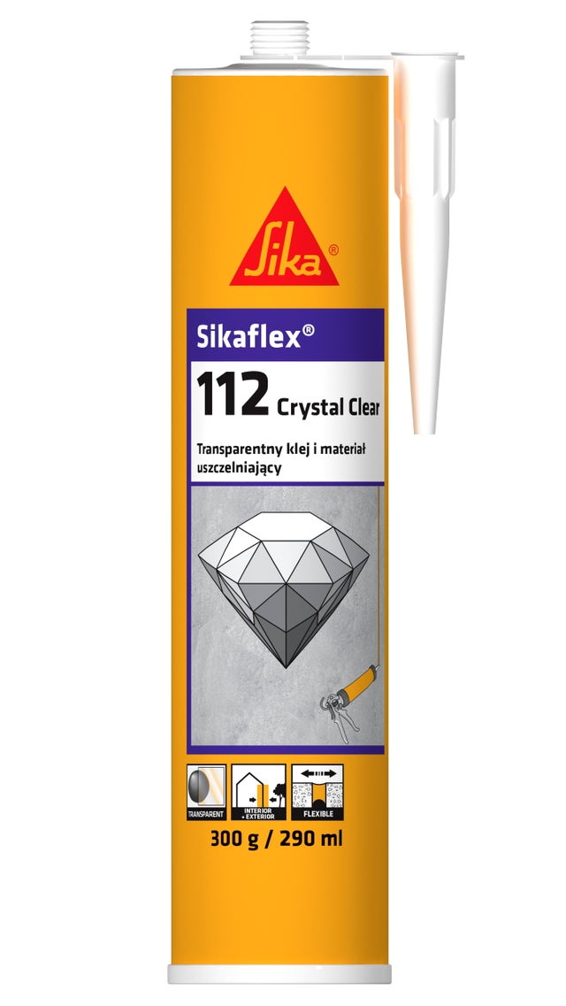 Klej montażowy Sikaflex 112 Przezroczysty 290 ml
