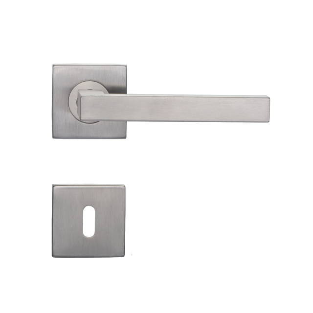 Puxador de porta roseta INSPIRE CUBE INOX
