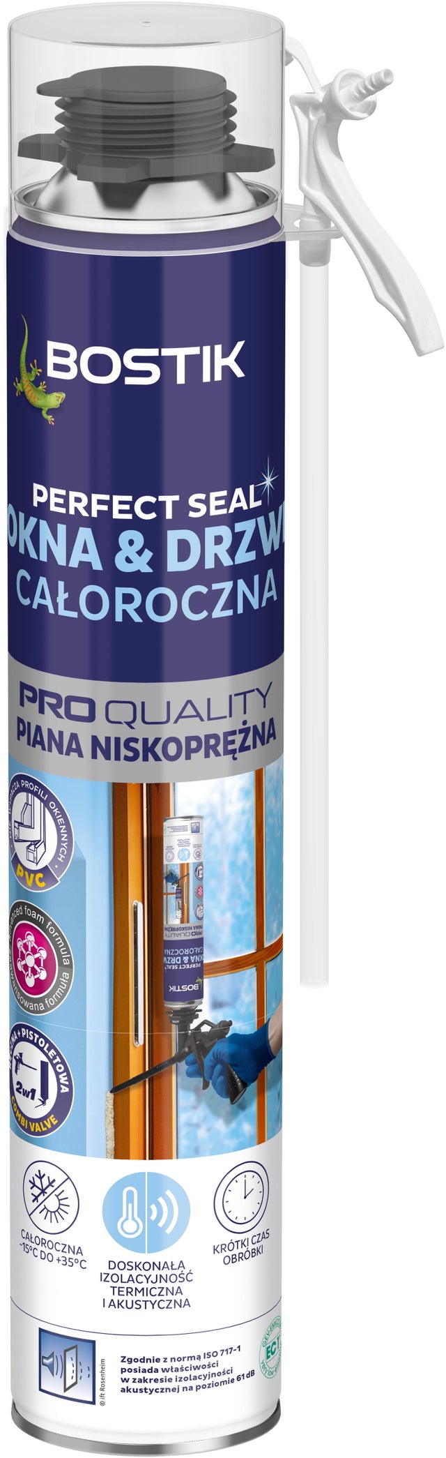 Piana niskoprężna Bostik Perfect Seal 750 ml, pistoletowa i wężykowa