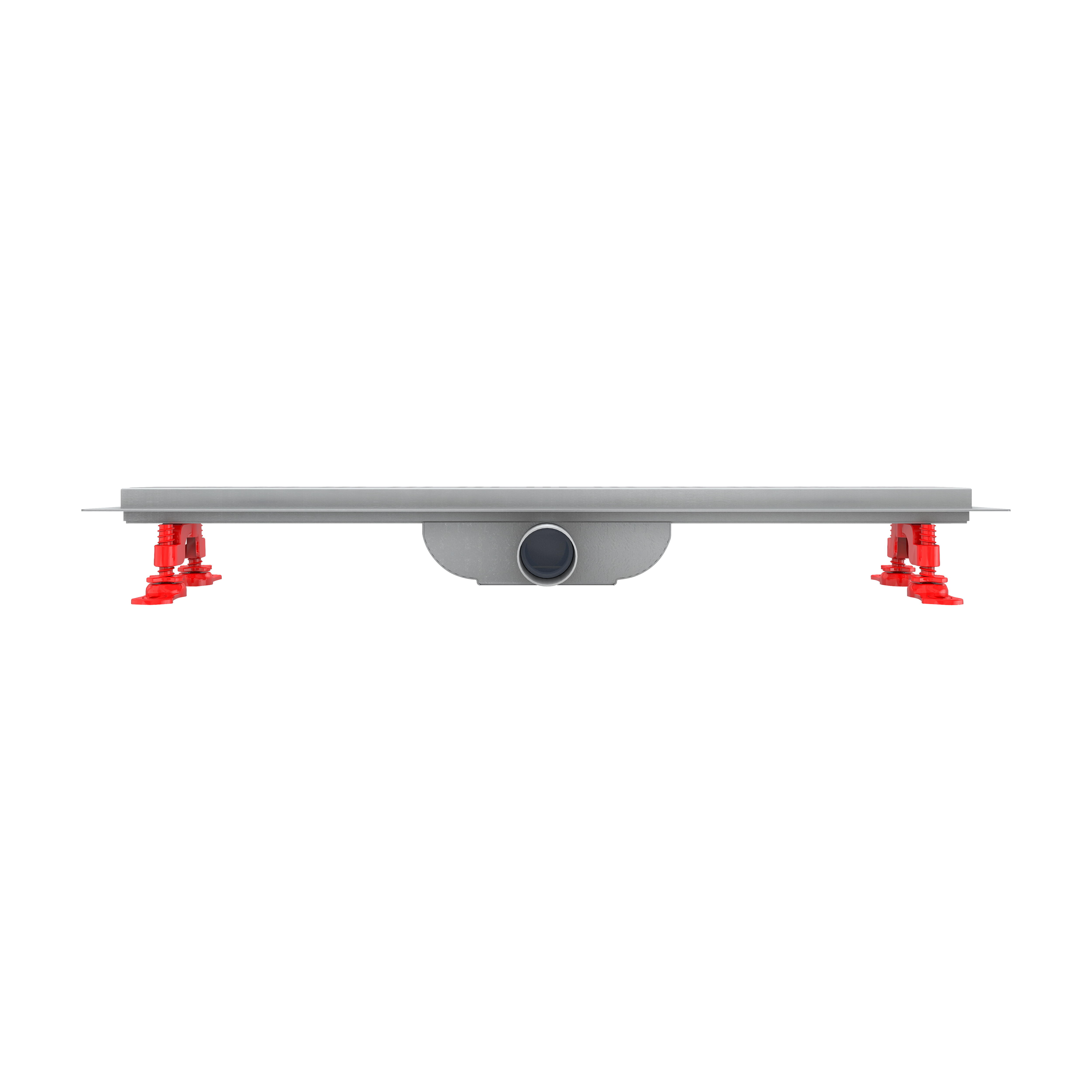 Odpływ liniowy Alfa Linear 700 mm z dwustronnym rusztem, inox - 3