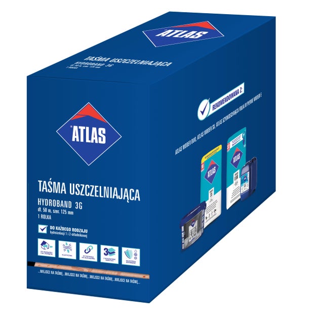 Atlas Hydroband taśma uszczelniająca 3G 125 mm 1mb