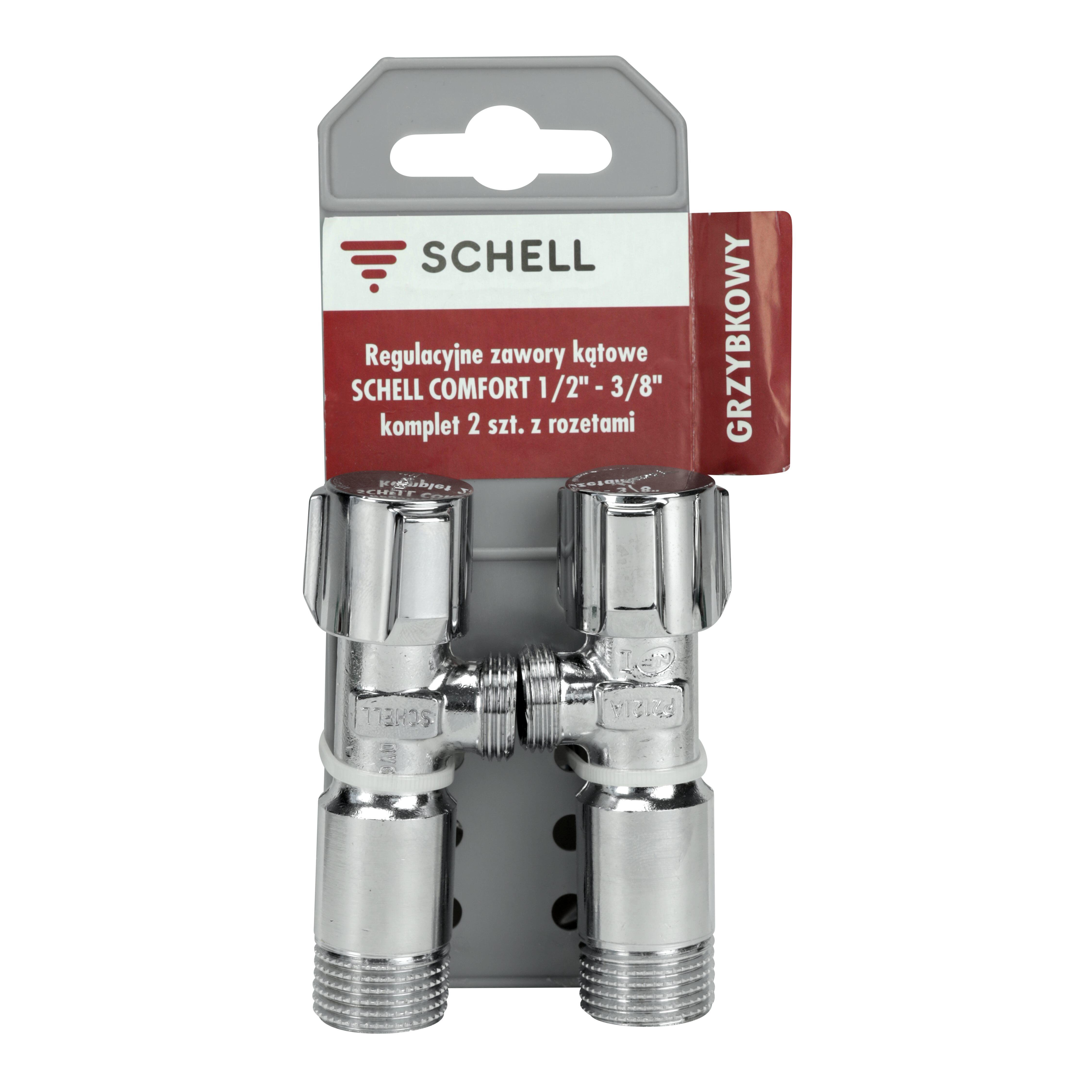 Zawór kątowy Schell Comfort 1/2x3/8