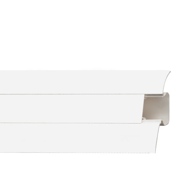 Listwa przypodłogowa LM55 2500x55x26 mm biała mat