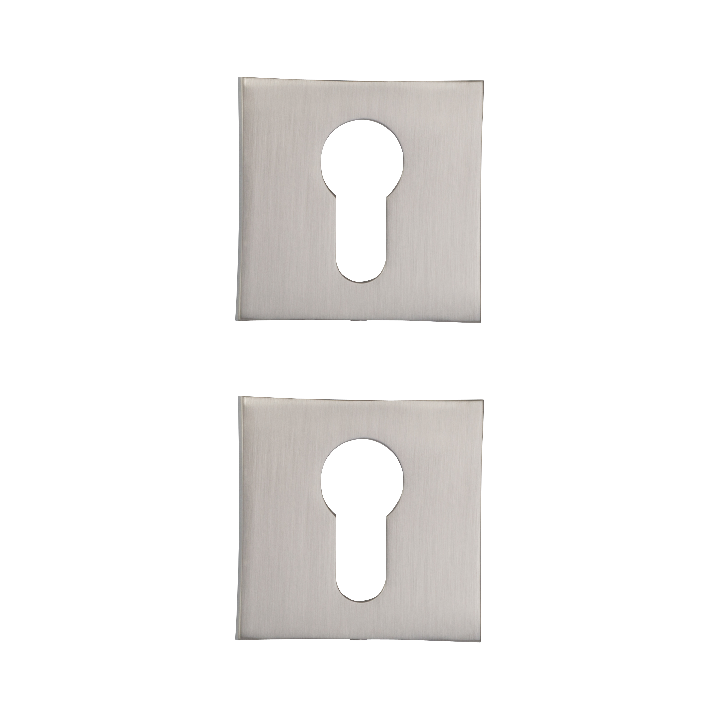 2 rosaces de fonction INSPIRE, nickel satiné trou de cylindre A4 - 3