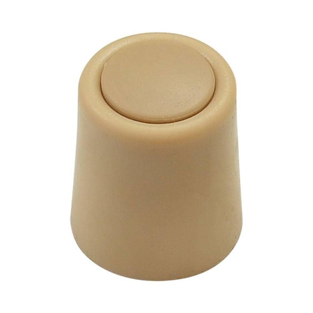 Odbojnik drzwiowy 27x30 mm beżowy z maskownicą