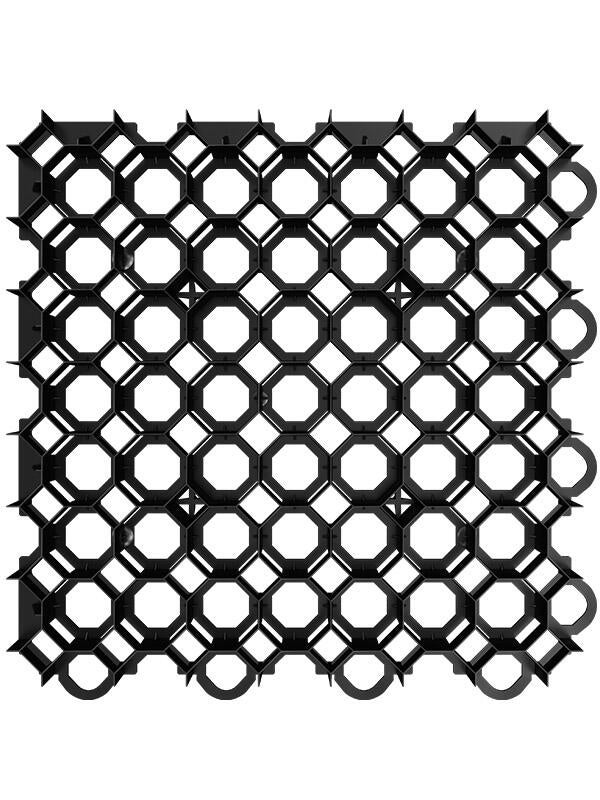 Kratka trawnikowa 50x50 cm czarna - 2