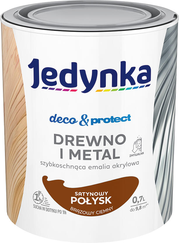 ciemny brązowy