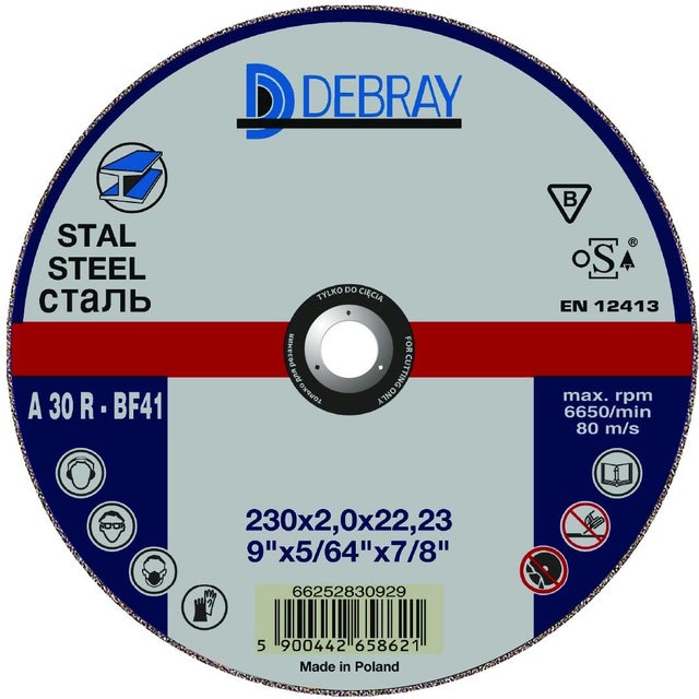 Tarcza do cięcia metalu 230x2,0x22,2 mm