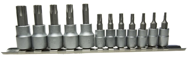 Zestaw nasadek HEX 1/4 cala 35 mm, 12 szt.