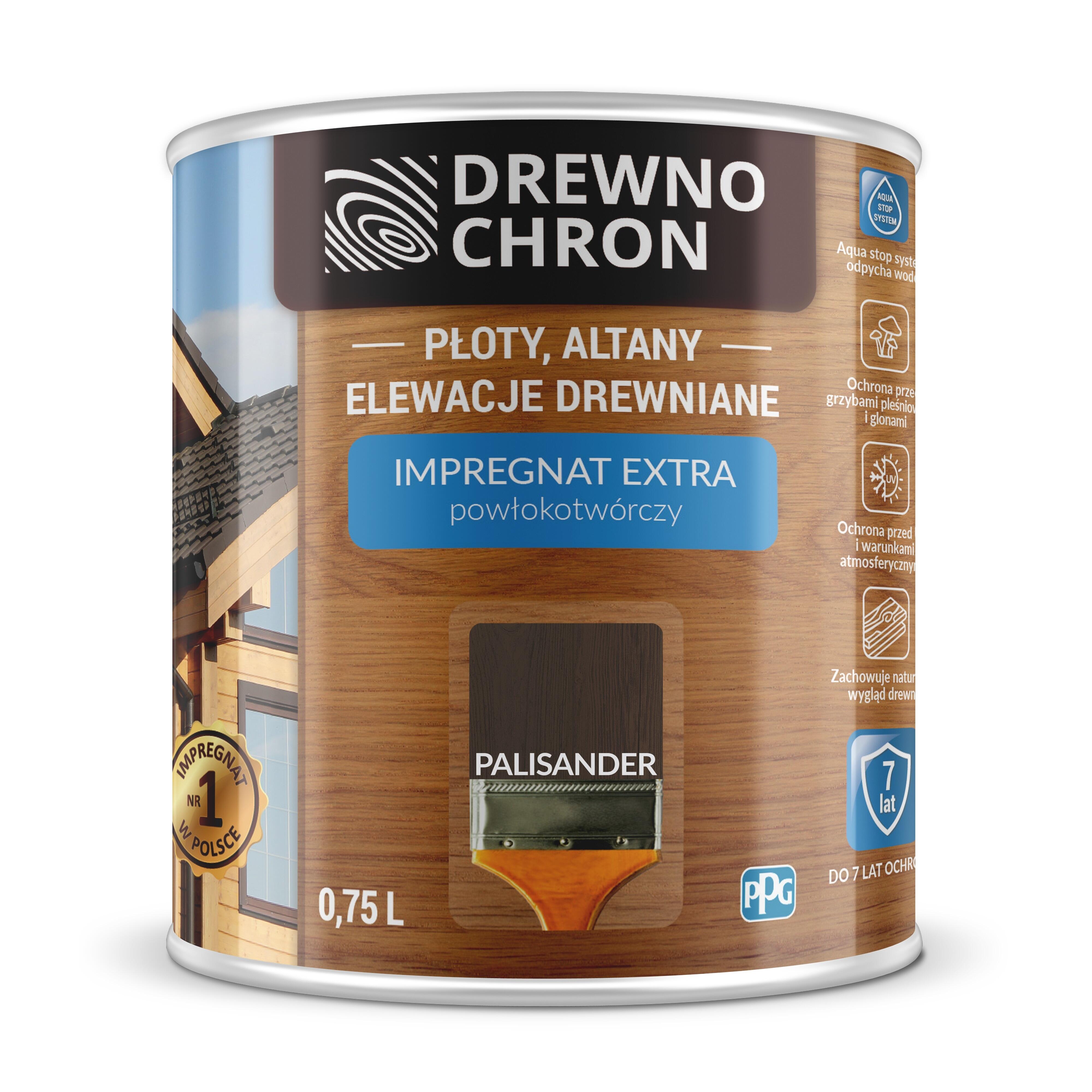 Impregnat Drewnochron Extra palisander 0,75l - 2