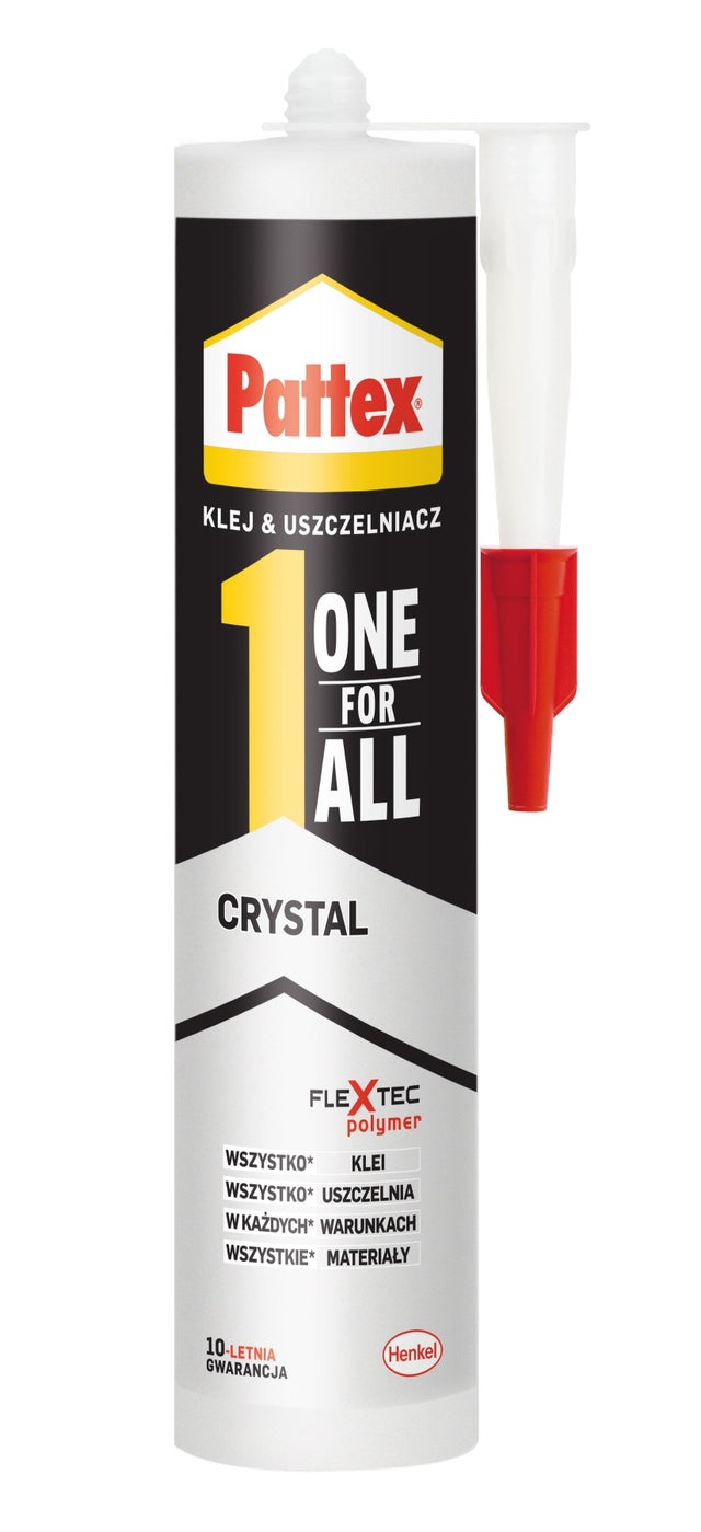 Klej uniwersalny Pattex One4All Crystal 290g