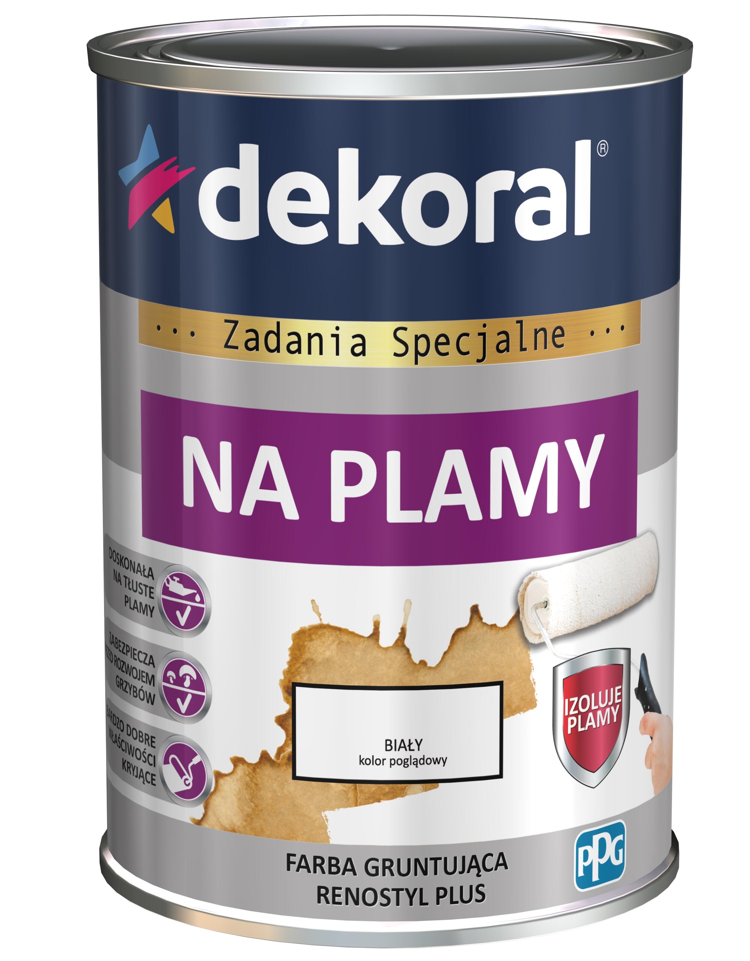 Farba gruntująca Dekoral na plamy 0,9l - 2