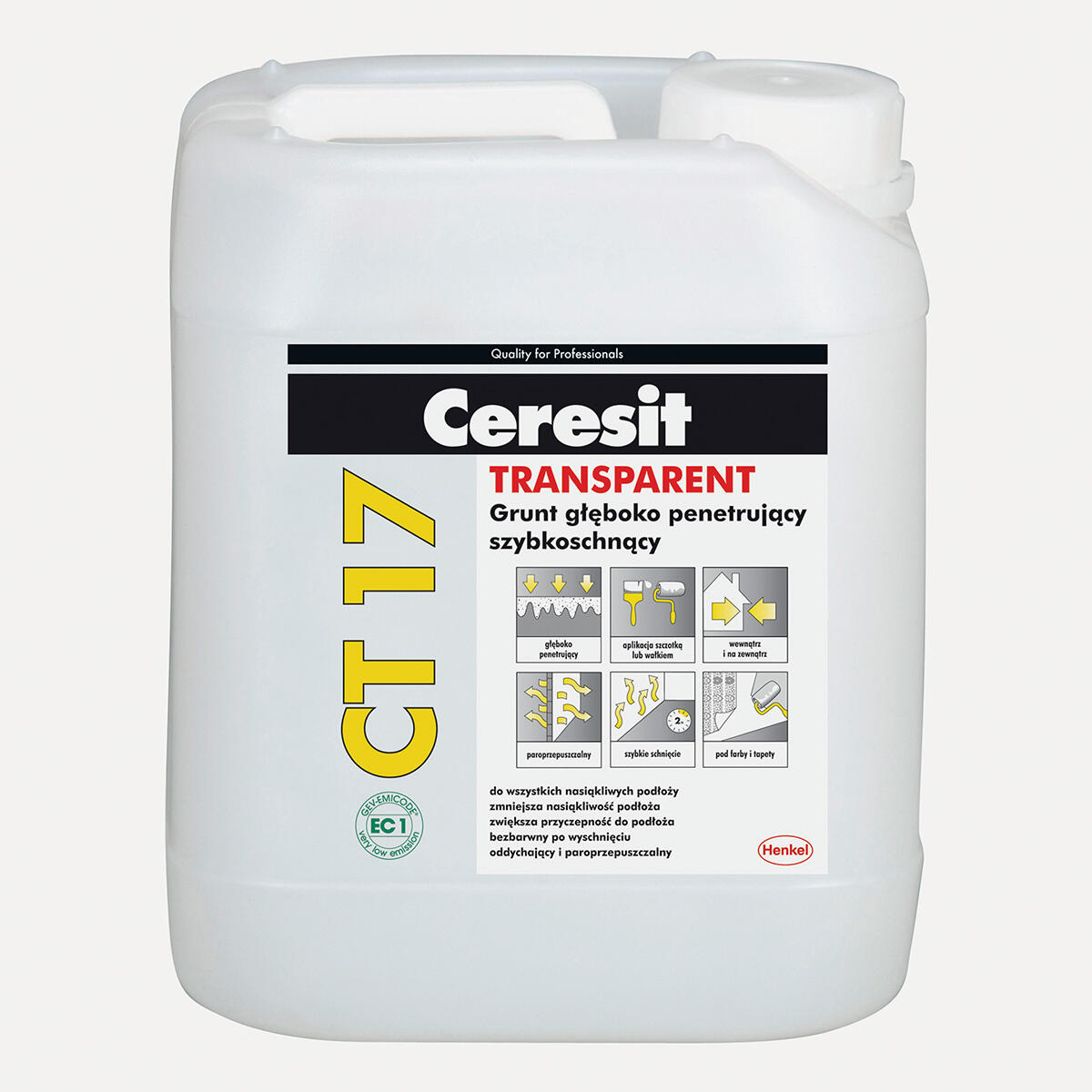 Grunt głęboko penetrujący Ceresit CT17 5l - 2