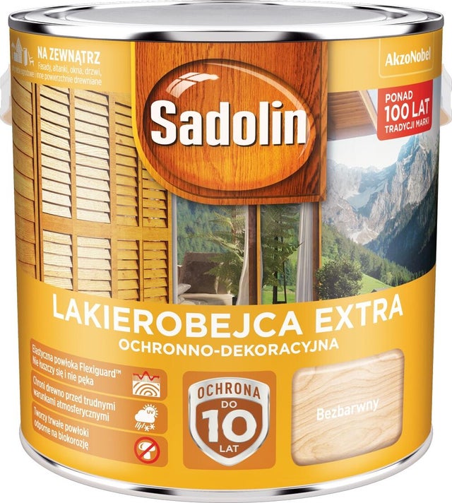 Lakierobejca Sadolin Extra bezbarwny 2,5l