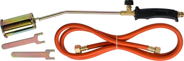 Palnik dekarski z pojedyńczą lancą 250 mm, wąż 2 m